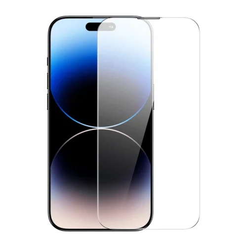 Baseus szkło hartowane do iPhone 14 Pro Max na cały ekran z osłoną na głośnik 0.4mm + zestaw montażowy