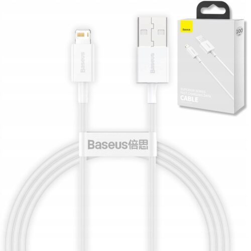 BASEUS MOCNY KABEL DO IPHONE IPAD USB DO LIGHTNING QC 2.4A 1M